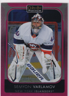 2021-22 UD O-Pee-Chee Platinum - Semyon Varlamov - Matte Pink