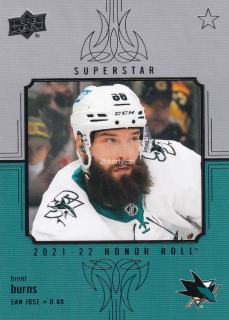 2021-22 UD Series 2 - Brent Burns - Honor Roll