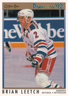 1991-92 O-Pee-Chee Premier - Brian Leetch