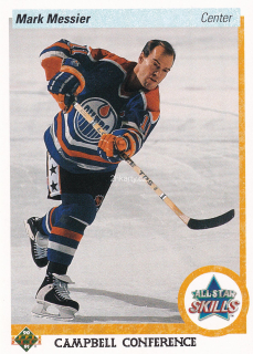 1990-91 UD Series - Mark Messier - All-Star Skills