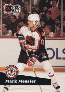 1991-92 Pro Set - Mark Messier - All Star Game