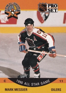 1990-91 Pro Set - Mark Messier - All Star Game