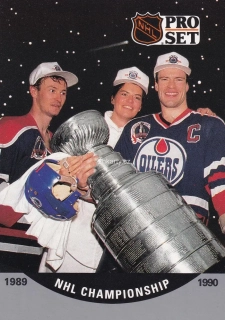 1990-91 Pro Set - Mark Messier - NHL Championship