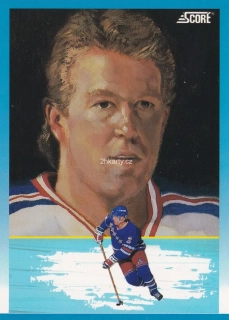 1991-92 Score - Brian Leetch - Dream Team (Canadian)