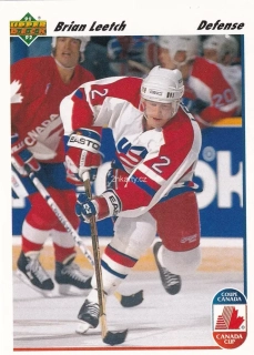 1991-92 UD Series - Brian Leetch - Canada Cup