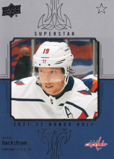 2021-22 UD Series 2 - Nicklas Backstrom - Honor Roll