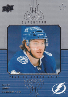 2021-22 UD Series 1 - Brayden Point - Honor Roll