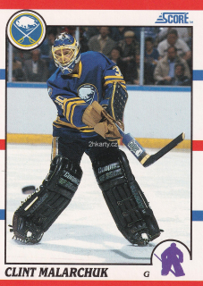 1990-91 Score - Clint Malarchuk (English)
