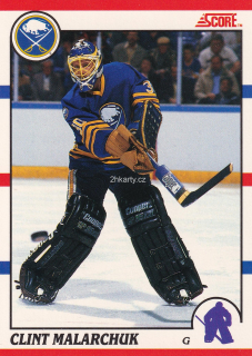 1990-91 Score - Clint Malarchuk (French)