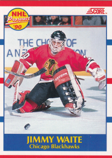 1990-91 Score - Jimmy Waite - NHL Prospect (French)