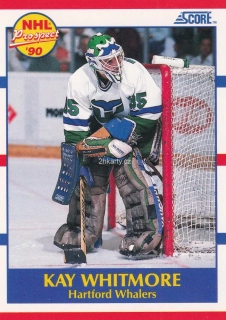 1990-91 Score - Kay Whitmore - NHL Prospect (English)