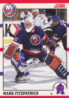 1990-91 Score - Mark Fitzpatrick (French)