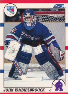 1990-91 Score - John Vanbiesbrouck (English)