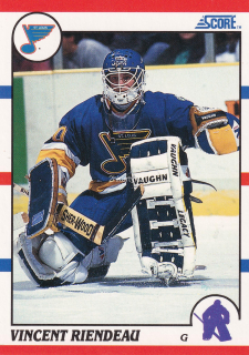 1990-91 Score - Vincent Riendeau (English)