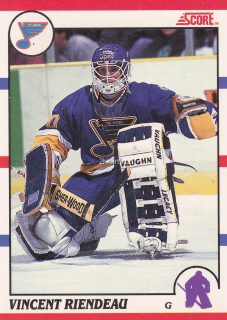 1990-91 Score - Vincent Riendeau (French)