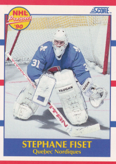 1990-91 Score - Stephane Fiset - NHL Prospect (English)