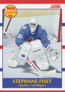 1990-91 Score - Stephane Fiset - NHL Prospect (French)