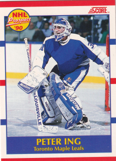 1990-91 Score - Peter Ing - NHL Prospect (French)