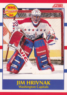 1990-91 Score - Jim Hrivnak - NHL Prospect (French)