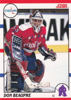 1990-91 Score - Don Beaupre (French)