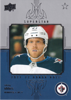 2021-22 UD Series 2 - Nikolaj Ehlers - Honor Roll