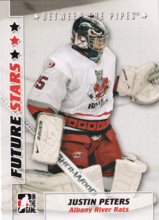 2007-08 ITG Between the Pipes - Justin Peters - Future Stars