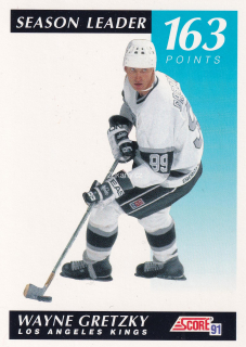 1991-92 Score - Wayne Gretzky - Season Leader