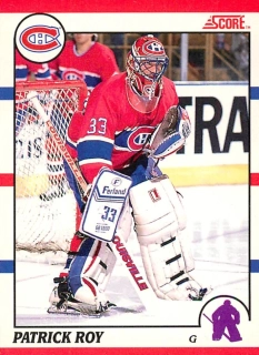 1990-91 Score - Patrick Roy (French) #10