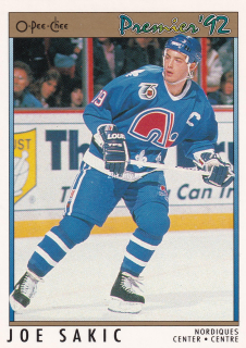 1991-92 O-Pee-Chee Premier - Joe Sakic