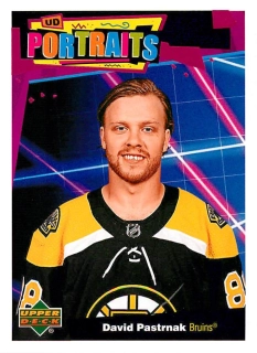 2020-21 UD Series 1 - David Pastrňák - Portraits #P-27