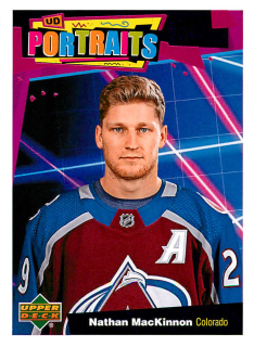 2020-21 UD Series 1 - Nathan MacKinnon - Portraits #P-12