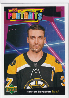 2020-21 UD Series 1 - Patrice Bergeron - Portraits