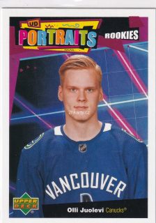 2020-21 UD Series 2 - Olli Juolevi - Rookies Portraits
