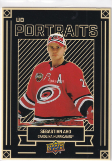 2022-23 UD Series 1 - Sebastian Aho - UD Portraits