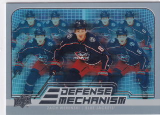2022-23 UD Series 1 - Zach Werenski - Defense Mechanism