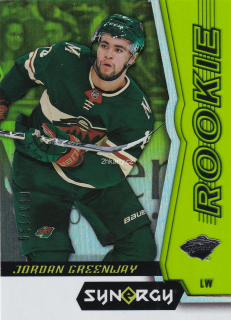 2018-19 UD Synergy - Jordan Greenway - Rookie Green /199