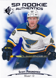 2021-22 UD SP - Scott Perunovich - SP Rookie Authentics