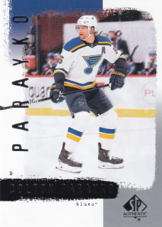 2020-21 UD SP Authentic - Colton Parayko - Retro