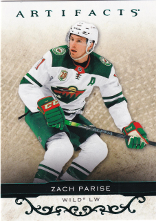 2021-22 UD Artifacts - Zach Parise - Turquoise
