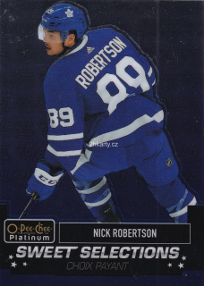 2020-21 UD O-Pee-Chee Platinum - Nick Robertson - Sweet Selections
