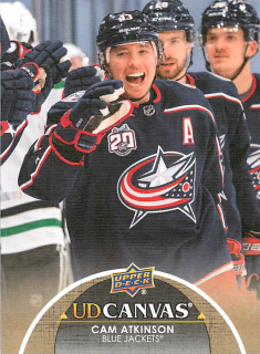 2021-22 UD Series 1 - Cam Atkinson - Canvas #C23
