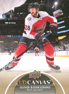 2021-22 UD Series 1 - Oliver Bjorkstrand - Canvas #C24
