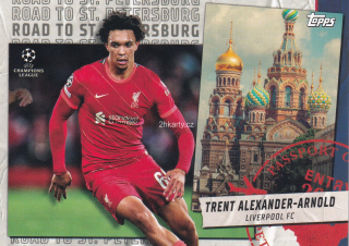 2021-22 Topps UCL Collection - Trent Alexander-Arnold - Road To St.Petersburg