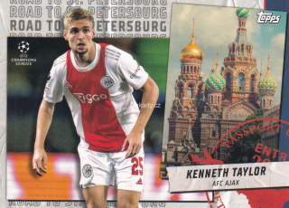 2021-22 Topps UCL Collection - Kenneth Taylor - Road To St.Petersburg
