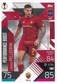 2022-23 Topps Match Attax UCL - Lorenzo Pellegrini - Performance Boost