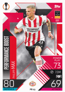 2022-23 Topps Match Attax UCL - Philipp Max - Performance Boost