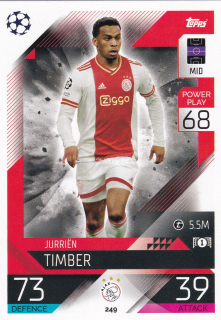 2022-23 Topps Match Attax UCL - Jurrien Timber