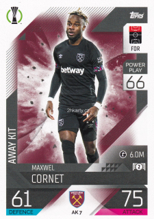 2022-23 Topps Match Attax UCL - Maxwel Cornet - Away Kit