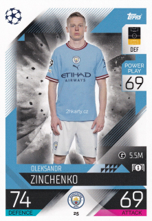 2022-23 Topps Match Attax UCL - Oleksandr Zinchenko