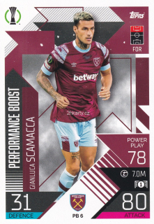2022-23 Topps Match Attax UCL - Gianluca Scamacca - Performance Boost